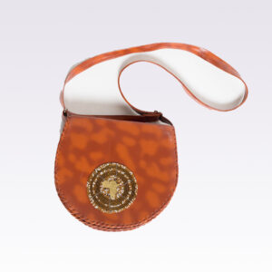 Beaded Purse - Genuine Leather bag