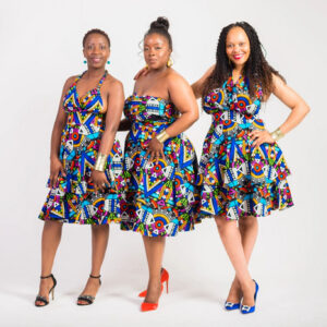 Blue Tribal Print - Multiway infinity dress - House of Chi shopping