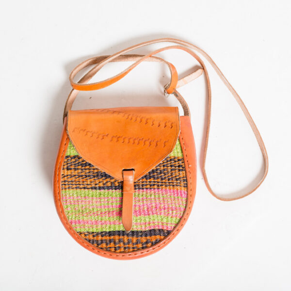 Embroided Leather Purse