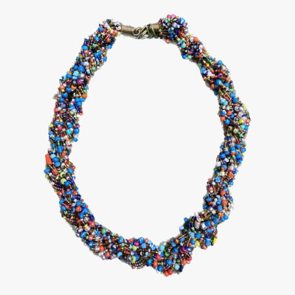 Multi - Colour Beaded Choker - House of Chi Official (1)